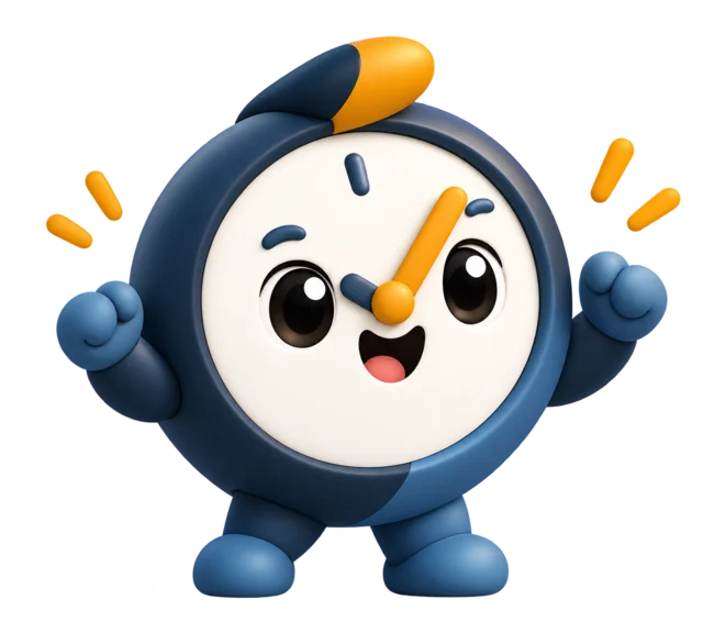 O mascote comemorando com os dois punhos erguidos